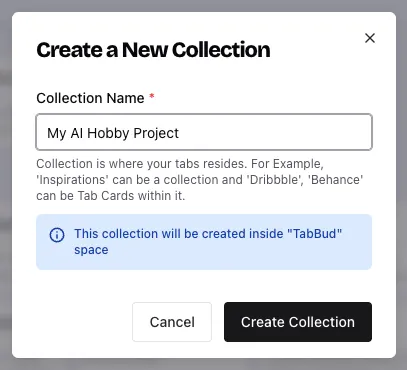 Creating a Collection